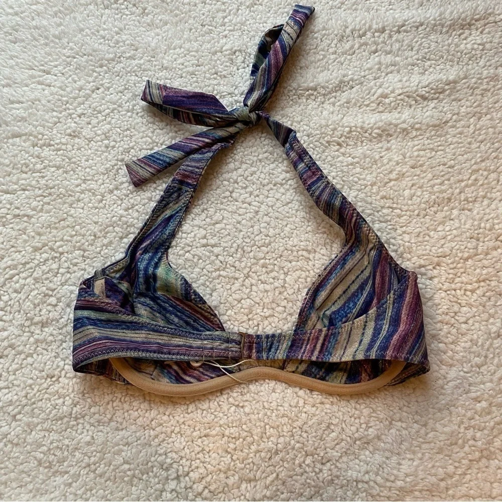 NWOT Frankie’s bikinis x Hailee Steinfeld top stardust shimmy 14211
